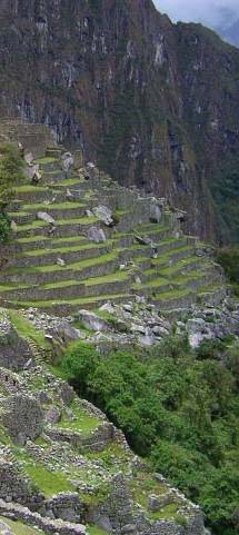 Ancient ruins in the homeland of the alpaca.